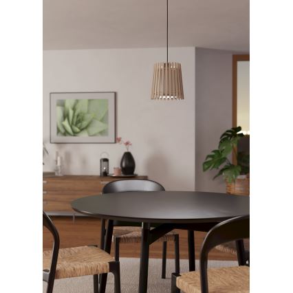 Eglo - Ljuskrona med textilsladd 1xE27/25W/230V