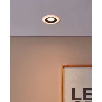 Eglo - LED infälld belysning LED/4,8W/230V svart