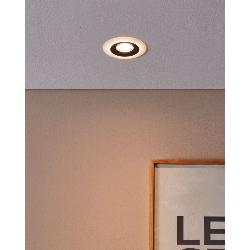 Eglo - LED infälld belysning LED/4,8W/230V svart
