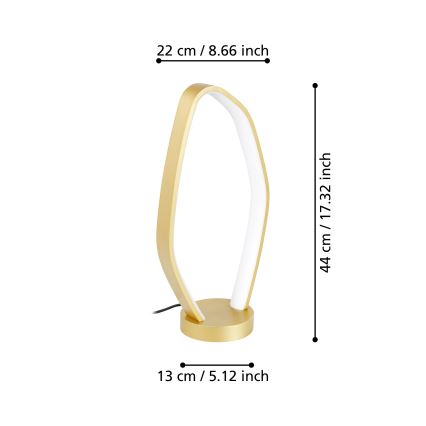 Eglo - LED bordslampa LED/10,8W/230V