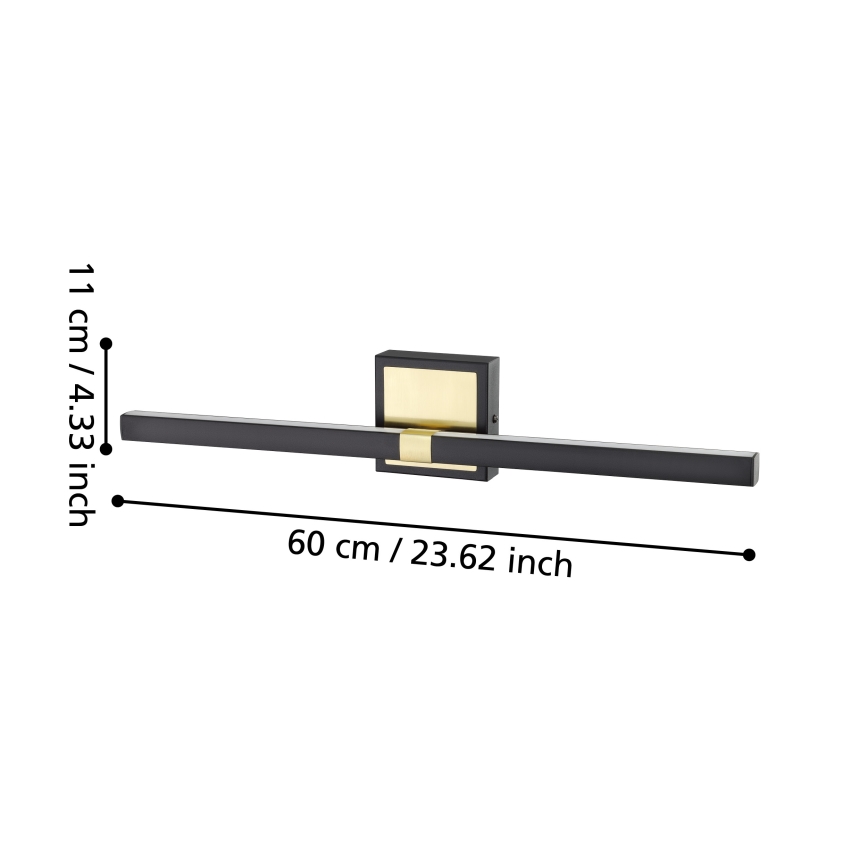 Eglo - LED Vägglampa för badrum LED/11W/230V IP44