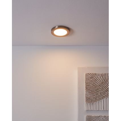 Eglo - LED infälld belysning LED/5,5W/230V 3000K matt krom