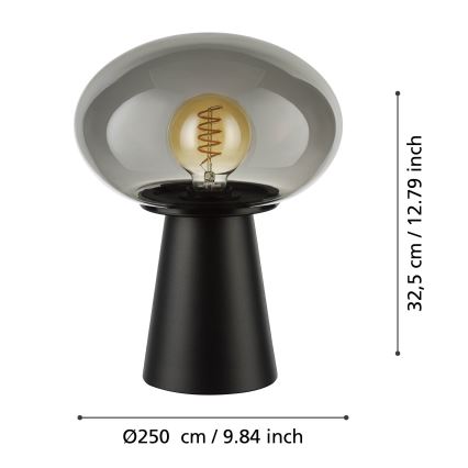 Eglo - Bordslampa 1xE27/40W/230V 32,5 cm