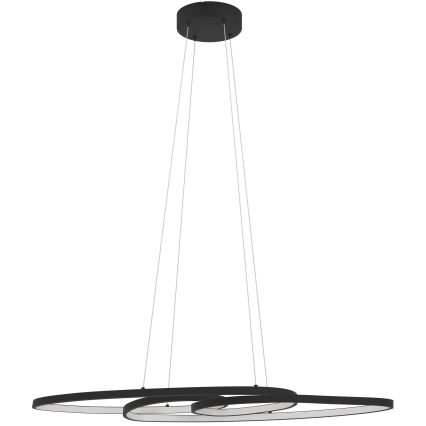 Eglo - LED ljusreglerad ljuskrona på textilsladd LED/38W/230V