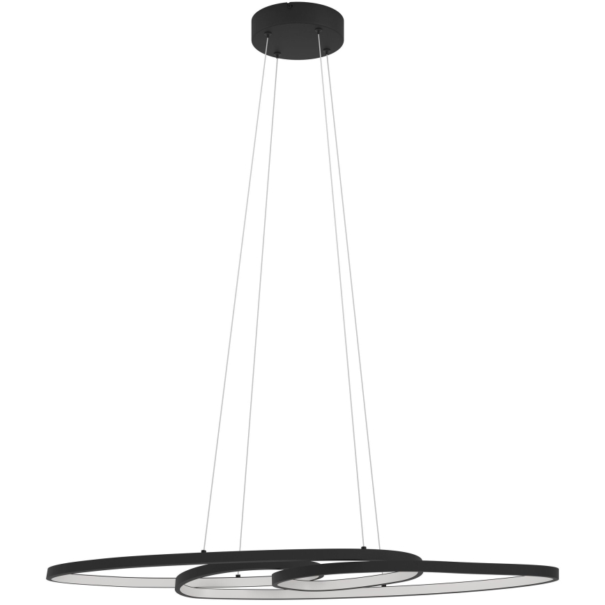 Eglo - LED ljusreglerad ljuskrona på textilsladd LED/38W/230V