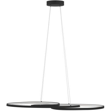 Eglo - LED ljusreglerad ljuskrona på textilsladd LED/38W/230V