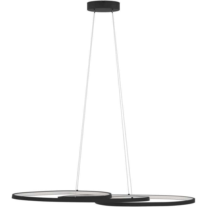 Eglo - LED ljusreglerad ljuskrona på textilsladd LED/38W/230V