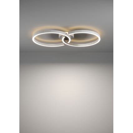 Eglo 900954 - LED RGBW Dimbar taklampa LED/19,5W/230V 2700-6500K vit + fjärrkontroll