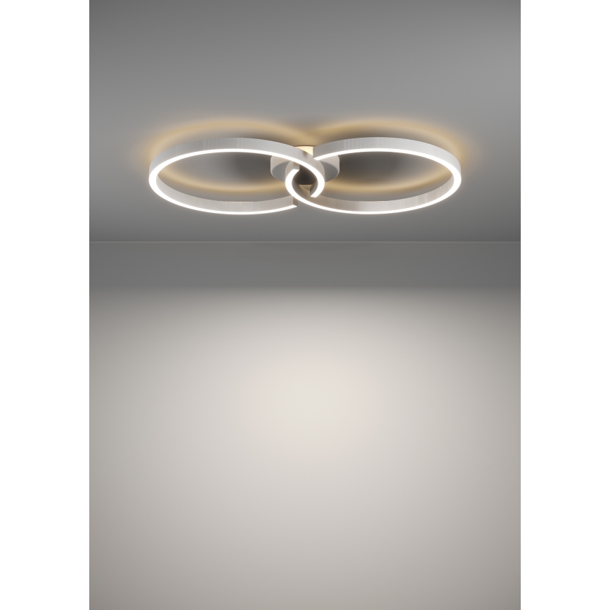 Eglo 900954 - LED RGBW Dimbar taklampa LED/19,5W/230V 2700-6500K vit + fjärrkontroll