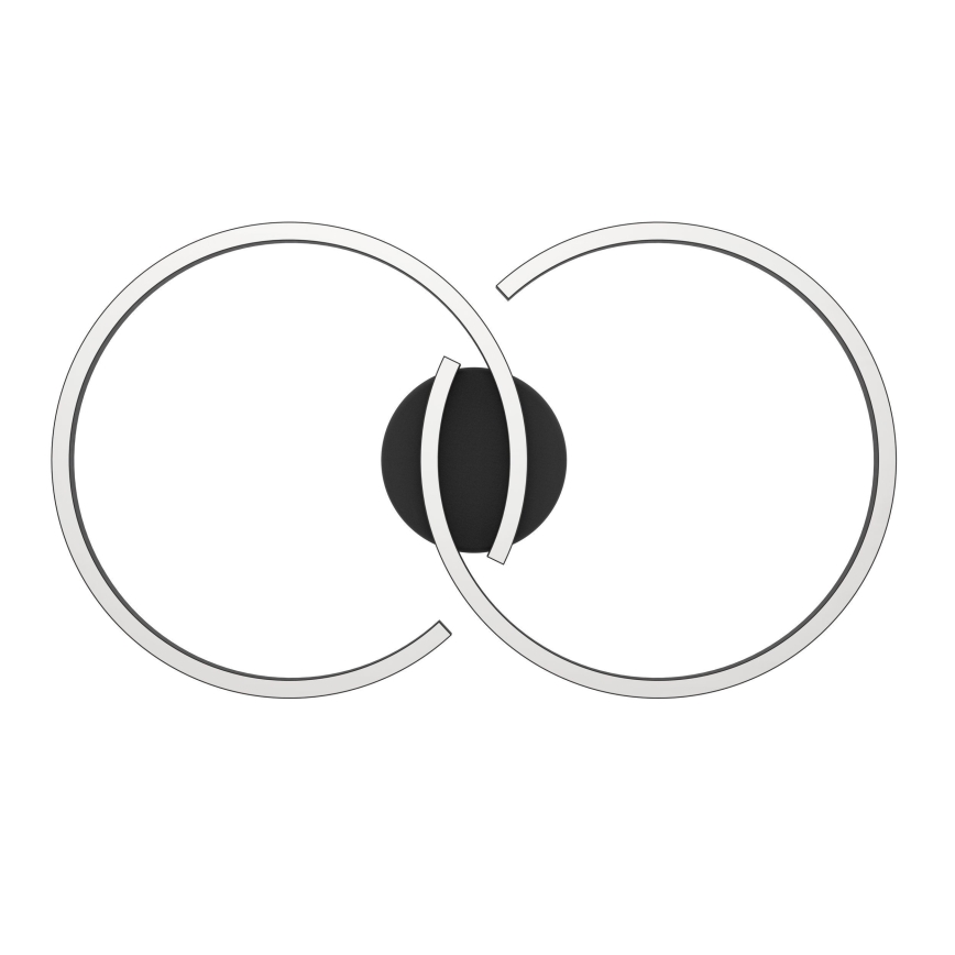 Eglo 900955 - LED RGBW Dimbar taklampa LED/19,5W/230V 2700-6500K svart + fjärrkontroll