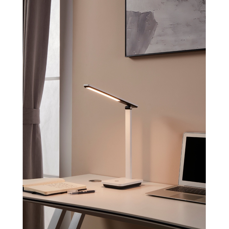 Eglo - LED Ljusreglerad uppladdningsbar bordslampa LED/3,6W/5V 1800mAh vit