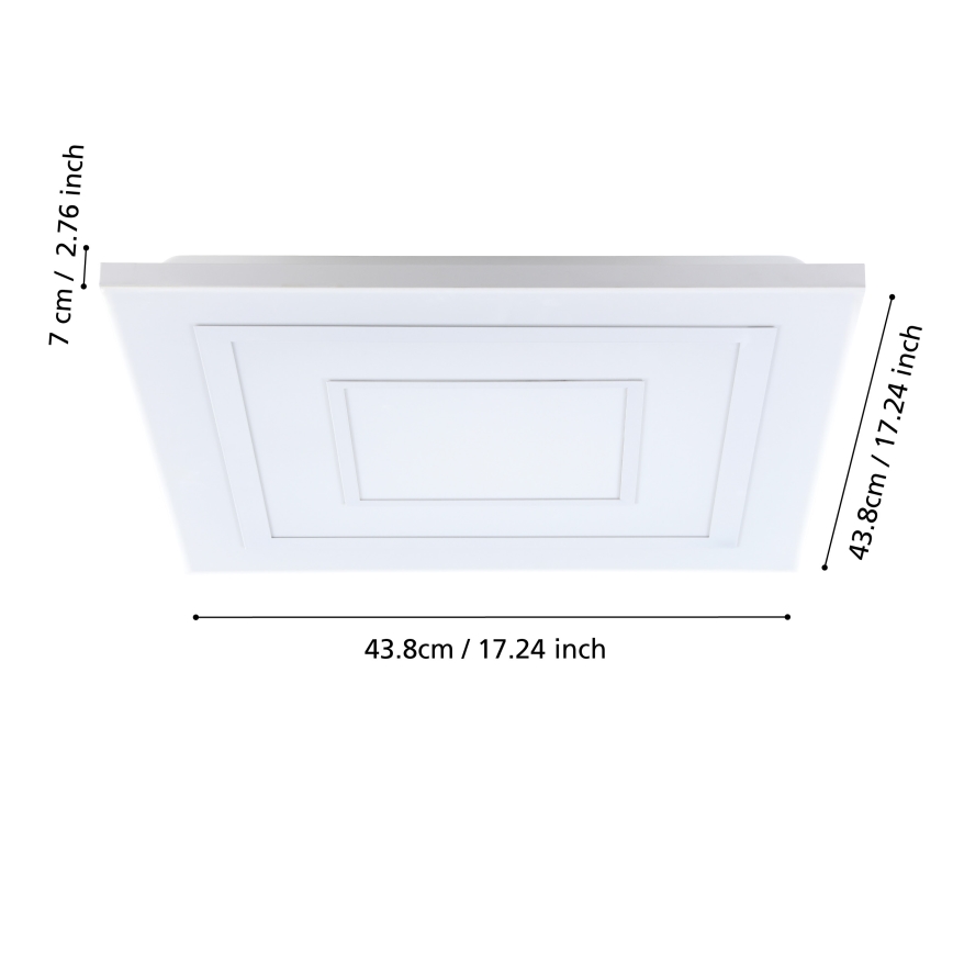 Eglo - RGBW Dimbar taklampa LED/18W/230V 3000-6500K + fjärrkontroll