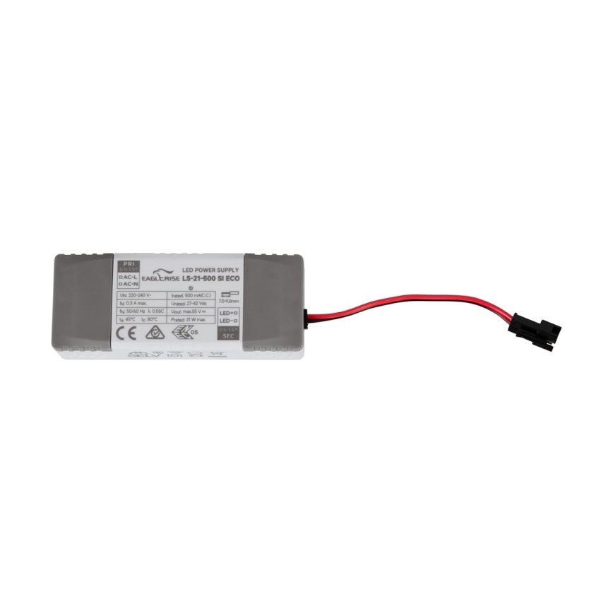 Eglo - Infälld LED badrumsbelysning LED/18W/230V diameter 21,5 cm IP65