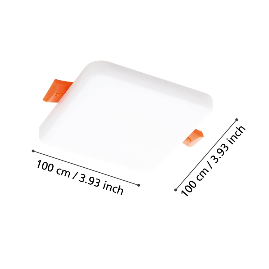 Eglo - Infälld LED badrumsbelysning LED/5,5W/230V 10x10 cm IP65
