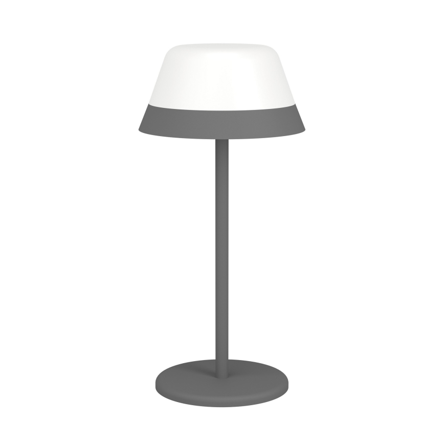 Eglo - LED RGBW Ljusreglerad beröring utomhus lampa 2i1 LED/1,5W/5V 2600 mAh IP54 grå