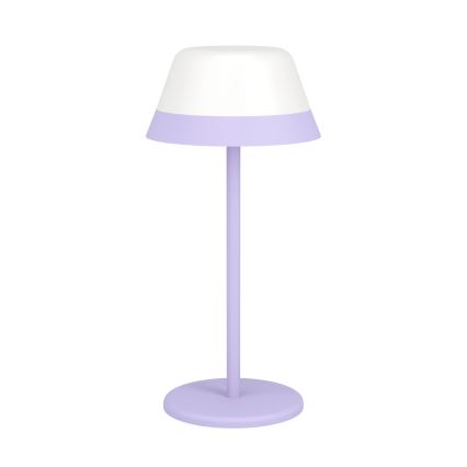 Eglo - LED RGBW Ljusreglerad beröring utomhus lampa 2i1 LED/1,5W/5V 2600 mAh IP54 lila