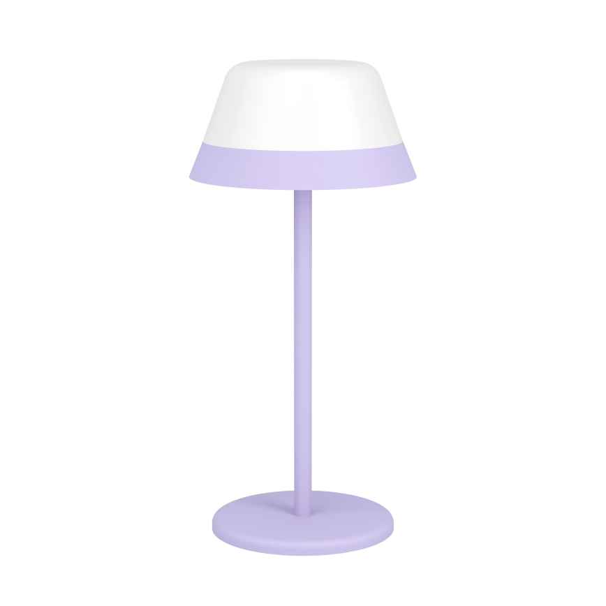 Eglo - LED RGBW Ljusreglerad beröring utomhus lampa 2i1 LED/1,5W/5V 2600 mAh IP54 lila