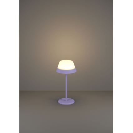 Eglo - LED RGBW Ljusreglerad beröring utomhus lampa 2i1 LED/1,5W/5V 2600 mAh IP54 lila