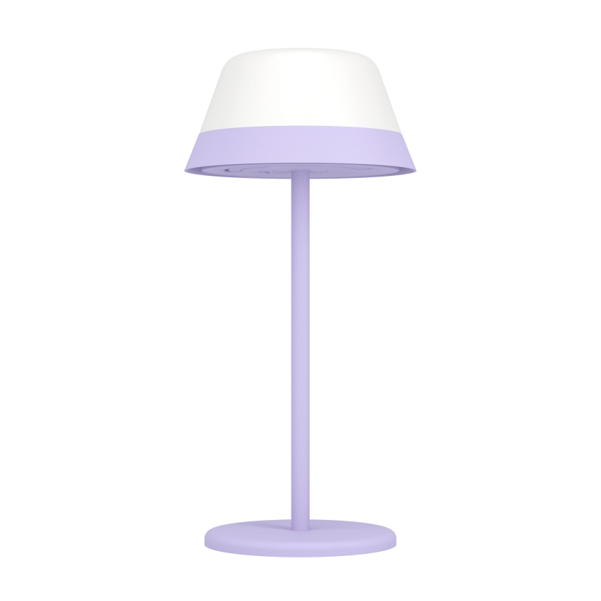Eglo - LED RGBW Ljusreglerad beröring utomhus lampa 2i1 LED/1,5W/5V 2600 mAh IP54 lila