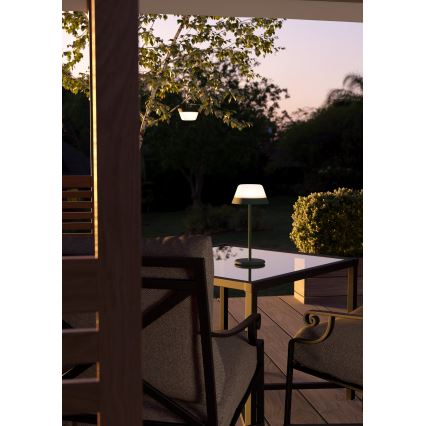 Eglo - LED RGBW Ljusreglerad beröring utomhus lampa 2i1 LED/1,5W/5V 2600 mAh IP54 grön