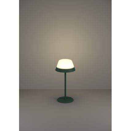 Eglo - LED RGBW Ljusreglerad beröring utomhus lampa 2i1 LED/1,5W/5V 2600 mAh IP54 grön