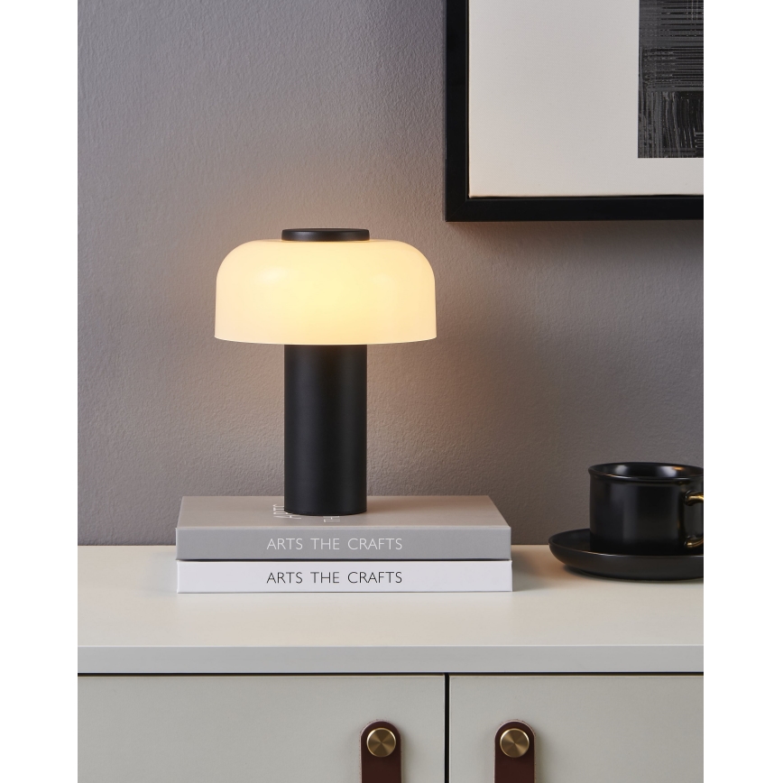 Eglo - LED Ljusreglerad beröring utomhus lampa LED/2,25W/5V 2400-4000K 5200 mAh IP44 svart/vit