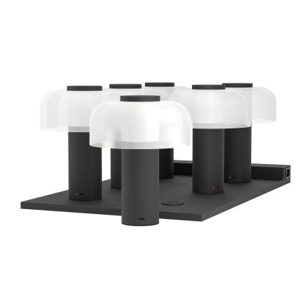 Eglo - LED Ljusreglerad beröring utomhus lampa LED/2,25W/5V 2400-4000K 5200 mAh IP44 svart/vit