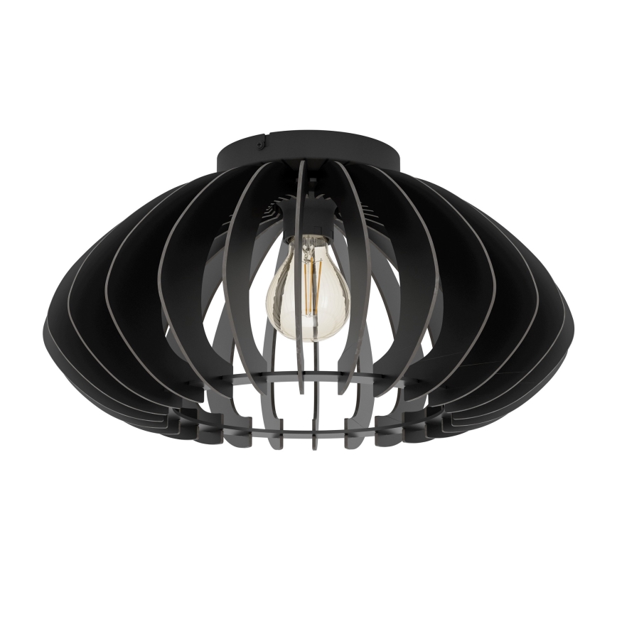 Eglo - Taklampa 1xE27/40W/230V diameter 45 cm svart