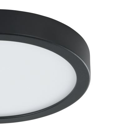 Eglo - LED taklampa med sensor LED/17W/230V 3000K svart