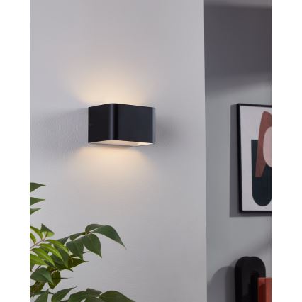 Eglo - LED väggbelysning LED/6W/230V 3000K svart