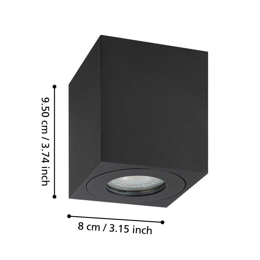 Eglo - Spotlight för utomhusbruk 1xGU10/5W/230V 8x8cm IP44