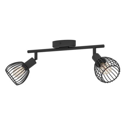 Eglo - Spotlight 2xE14/40W/230V svart