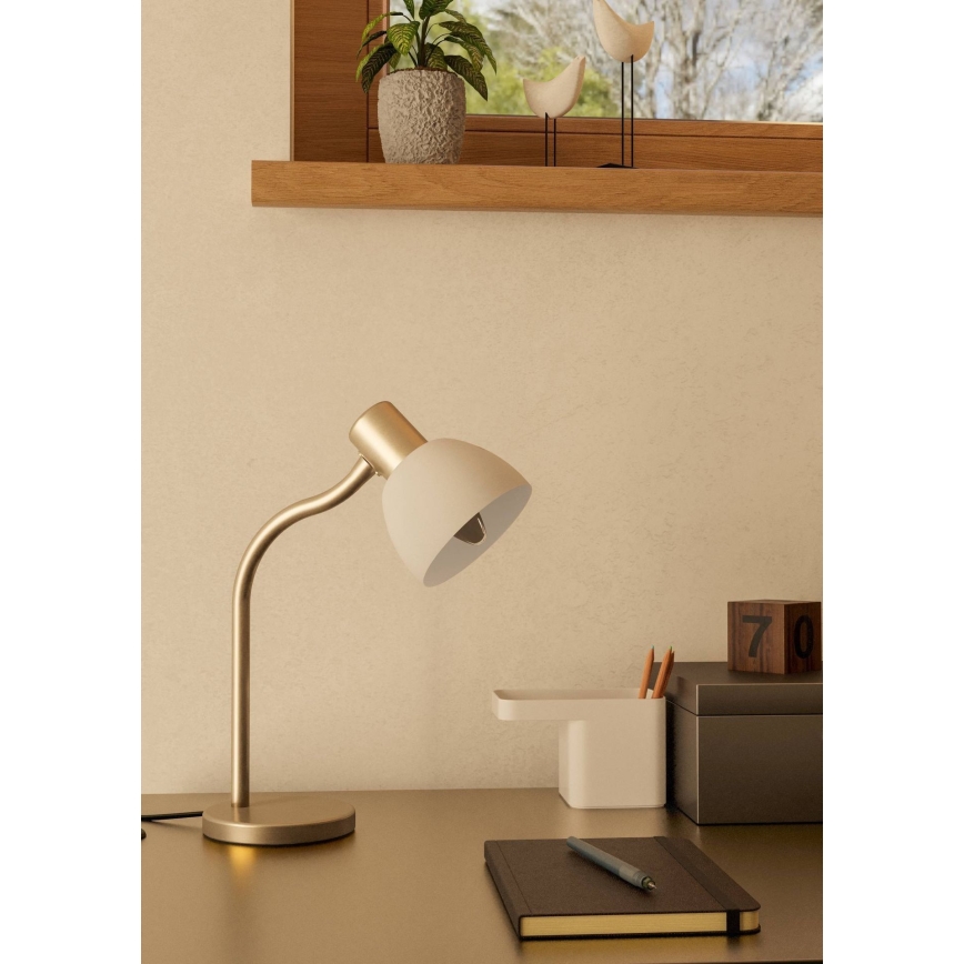 Eglo - Bordslampa 1xE14/25W/230V matt krom