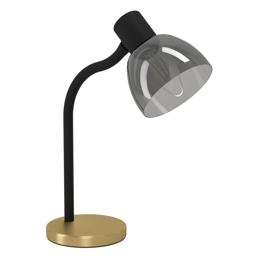 Eglo - Bordslampa 1xE14/25W/230V guld/svart