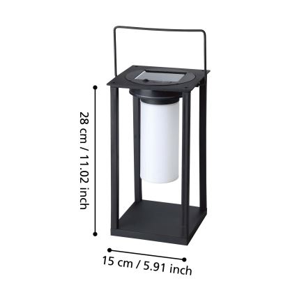 Eglo - LED Solcell bordslampa LED/3,3W/3,7V IP44