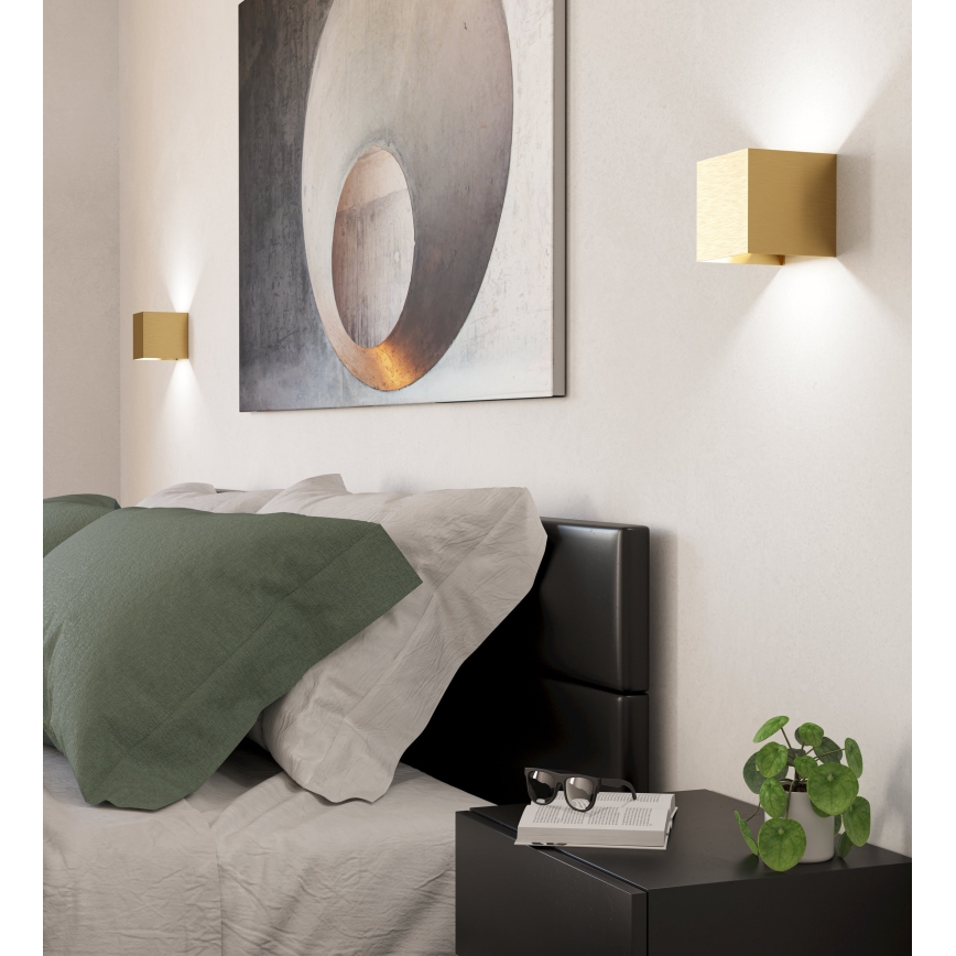 Eglo - LED väggbelysning 2xLED/1,5W/230V 3000K guld