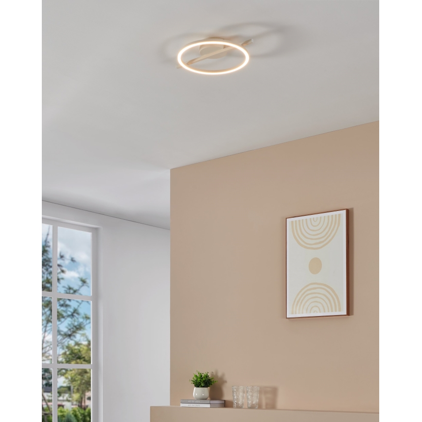 Eglo - LED RGBW Dimbar taklampa LED/17W/230V 2700-6500K vit + fjärrkontroll