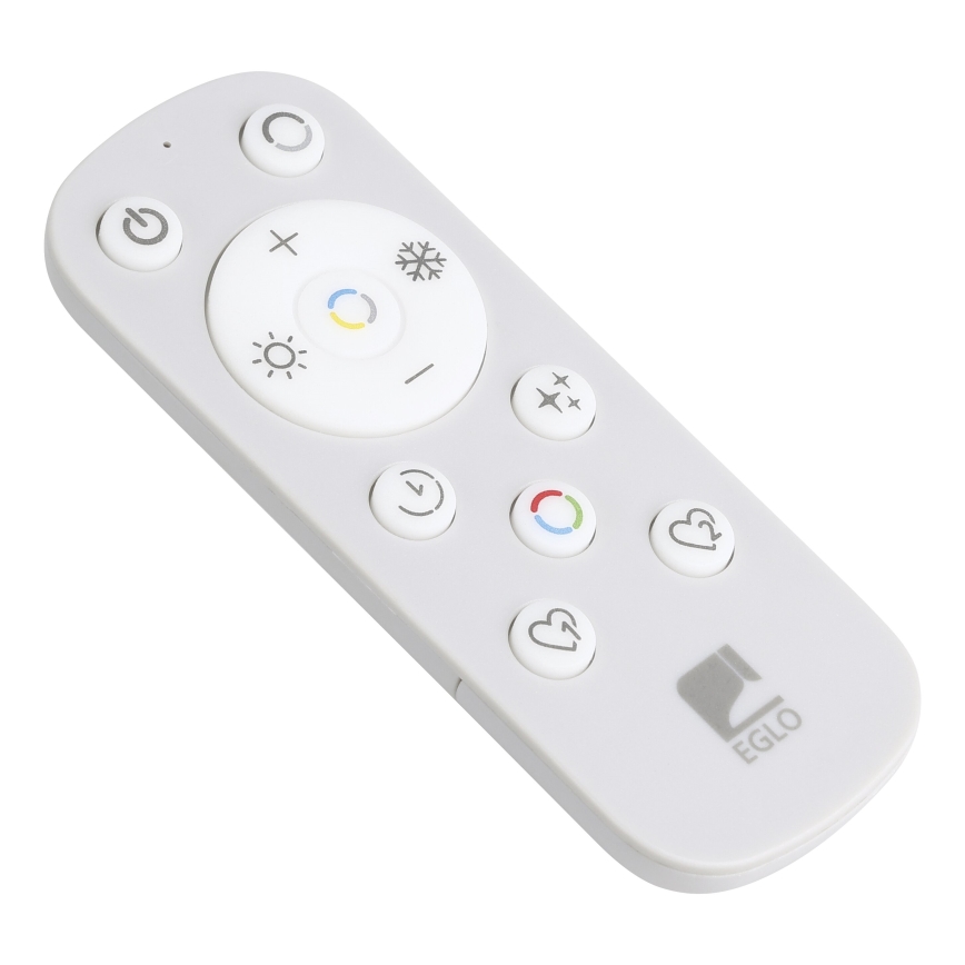 Eglo - LED RGBW Dimbar taklampa LED/17W/230V 2700-6500K svart + fjärrkontroll