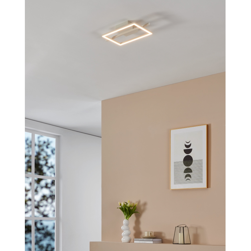 Eglo - LED RGBW Dimbar taklampa LED/17W/230V 2700-6500K vit + fjärrkontroll