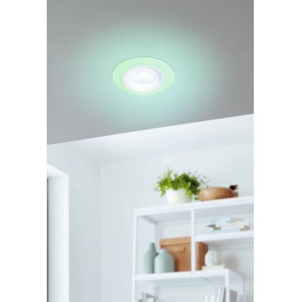 Eglo - KIT 3xLED RGBW Ljusreglerad hängande badrumslampa 3xLED/3,8W/230V 2700-6500K IP44 + fjärrkontroll