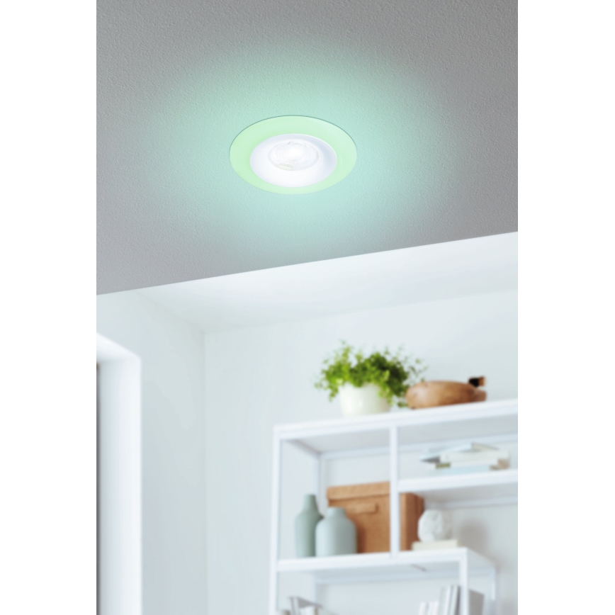 Eglo - KIT 3xLED RGBW Ljusreglerad hängande badrumslampa 3xLED/3,8W/230V 2700-6500K IP44 + fjärrkontroll