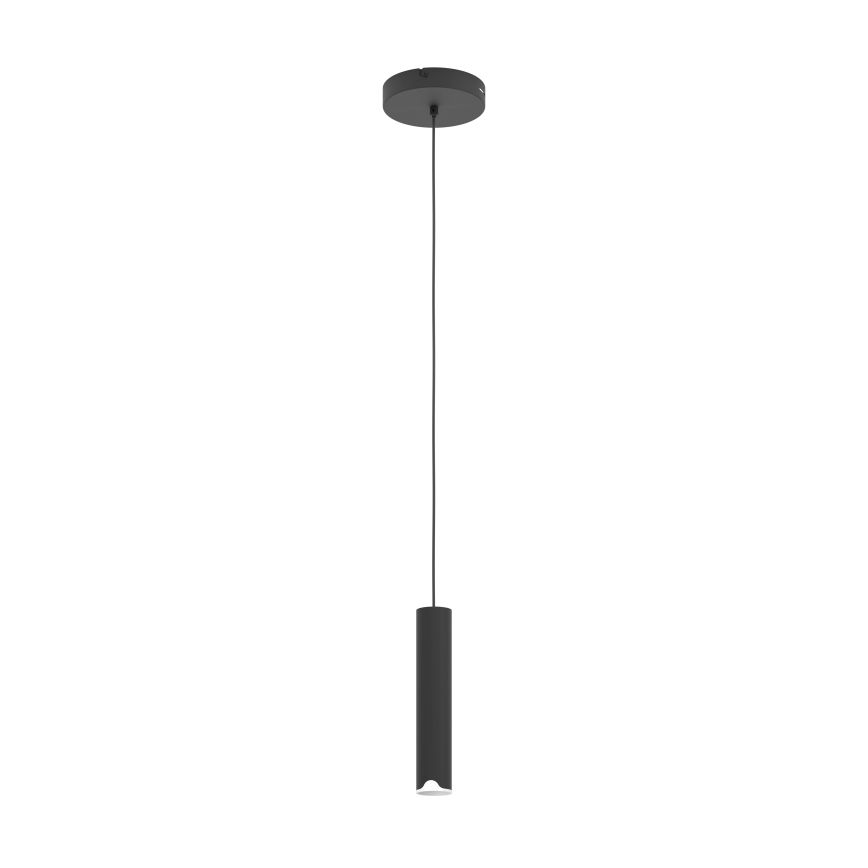 Eglo - LED RGBW Ljusreglerad ljuskrona på textilsladd LED/3,7W/230V 2700-6500K svart