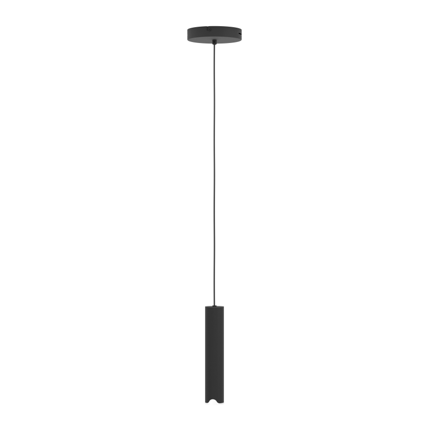Eglo - LED RGBW Ljusreglerad ljuskrona på textilsladd LED/3,7W/230V 2700-6500K svart