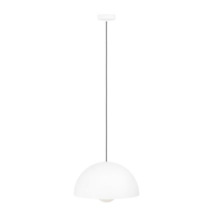 Eglo - Ljuskrona med textilsladd 1xE27/40W/230V diameter 38 cm vit