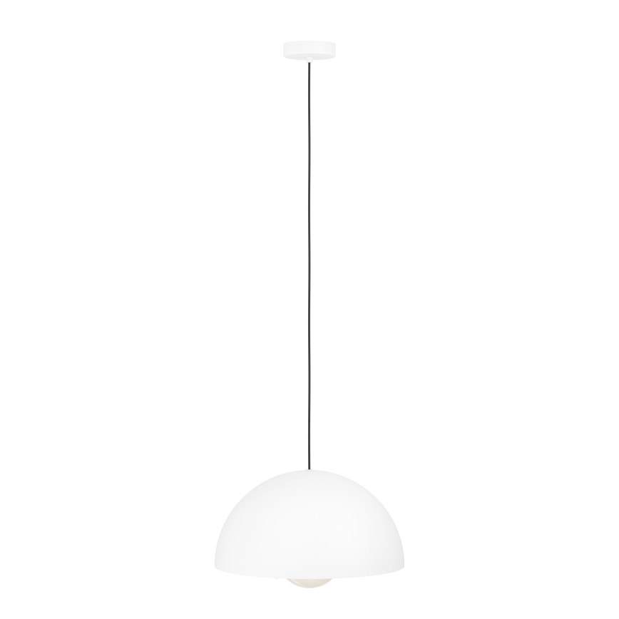 Eglo - Ljuskrona med textilsladd 1xE27/40W/230V diameter 38 cm vit