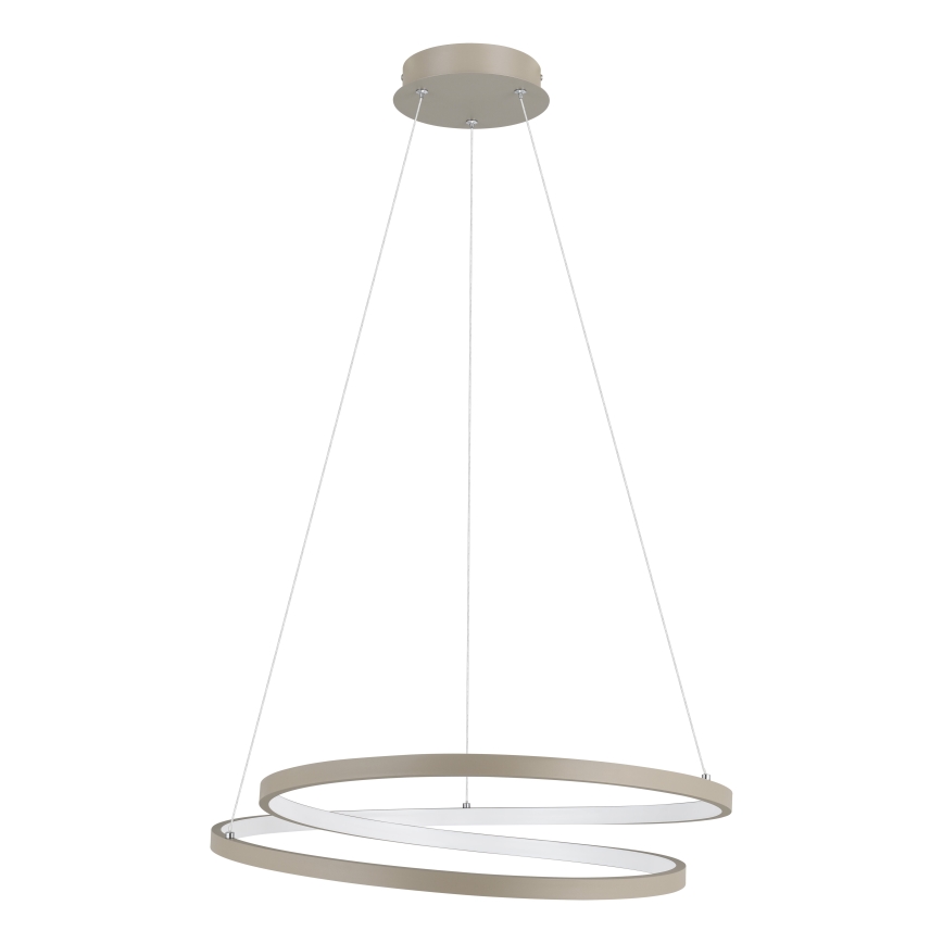 Eglo - LED ljuskrona med textilsladd LED/36W/230V 3000K beige