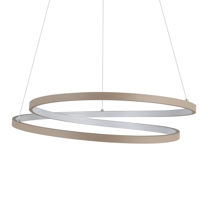 Eglo - LED ljuskrona med textilsladd LED/36W/230V 3000K beige