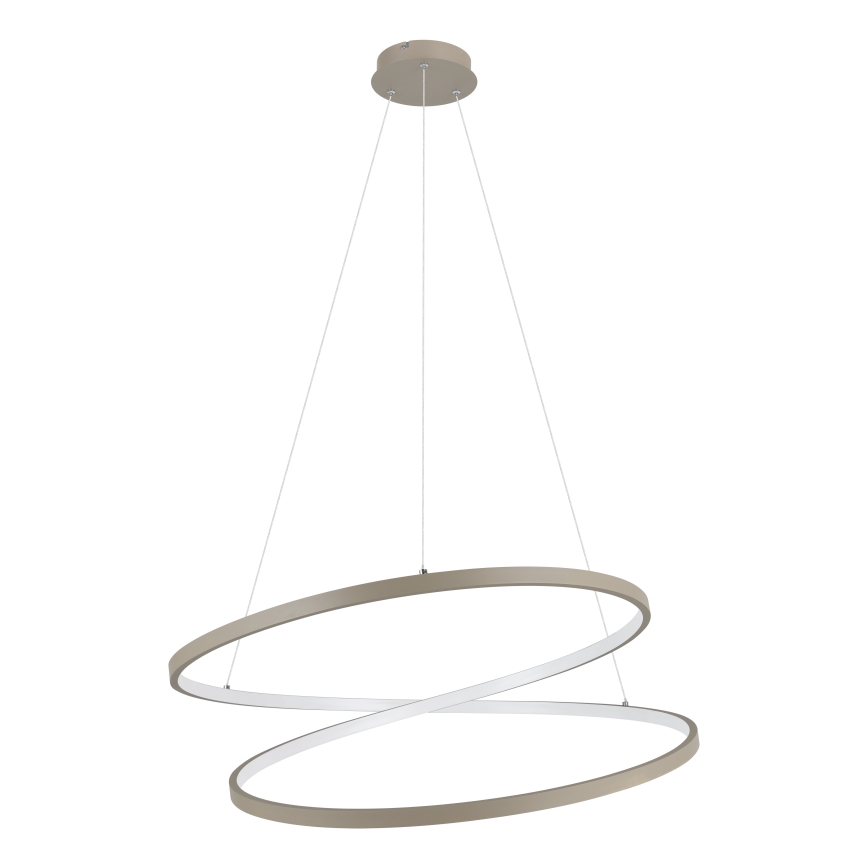 Eglo - LED ljuskrona med textilsladd LED/42W/230V 3000K beige