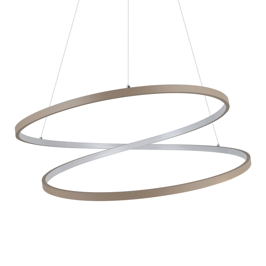 Eglo - LED ljuskrona med textilsladd LED/42W/230V 3000K beige