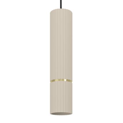Eglo - LED ljuskrona med textilsladd 3xGU10/5W/230V 3000K beige